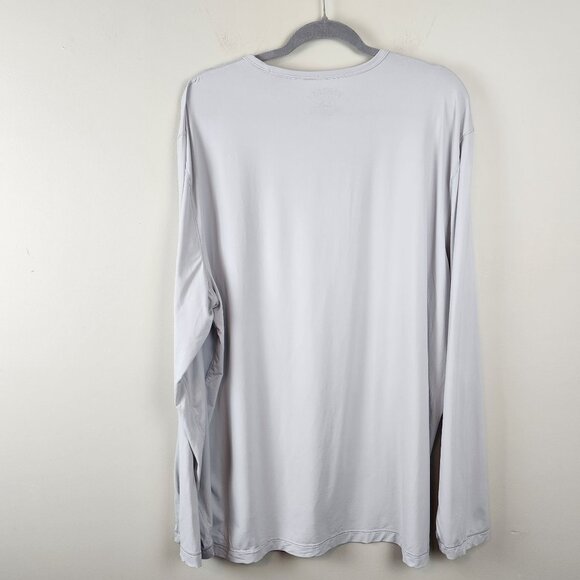 Faherty Shorelite long sleeve shirt rash guard XXL men UPF 50 gray - Picture 5 of 8